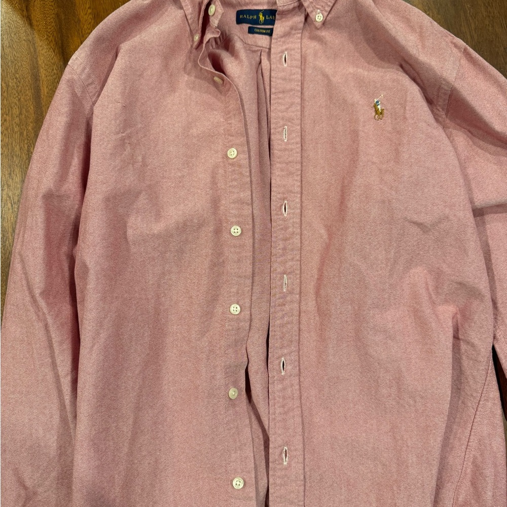Ralph Lauren Pink Casual Button Down Shirt